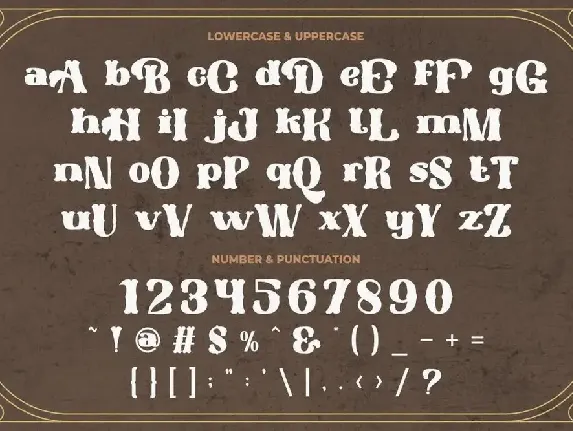 Western Cowboy - Bold Vintage Font