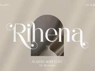 Rihena Modern Serif Font