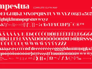 Tempestua font