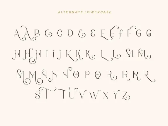 Romantic Serif font