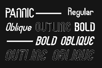 PANNIC - Sans Techno Modern Urban Font