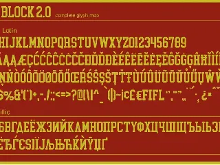 College Block 2.0 font