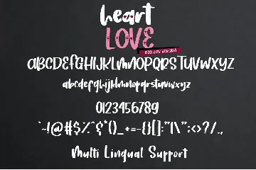 Heart Love - Crafty Lovely Font Duo