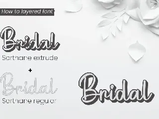 Sarthane - Wedding Font