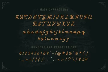 Goodline Rough font