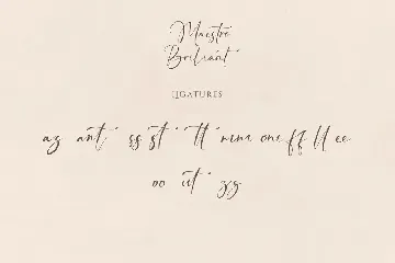 Maestro Briliant Script Signature Handwriting Font