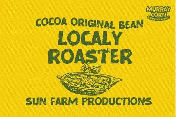 Murray Corn - Rough Display Font