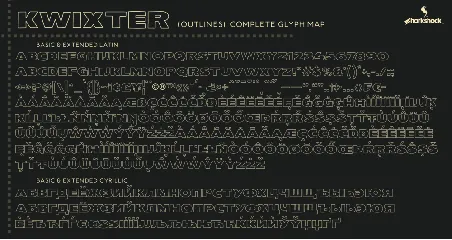 Kwixter font