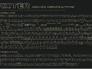 Kwixter font