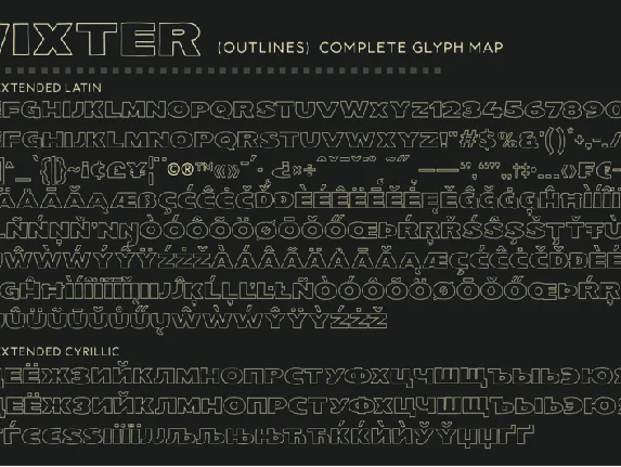 Kwixter font