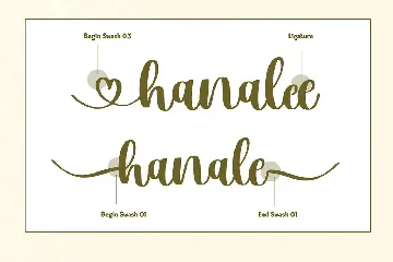 Hanale Handwriting Script Font