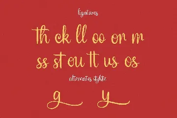 Chuglet Cursive Script Font