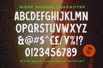 Nights Side font