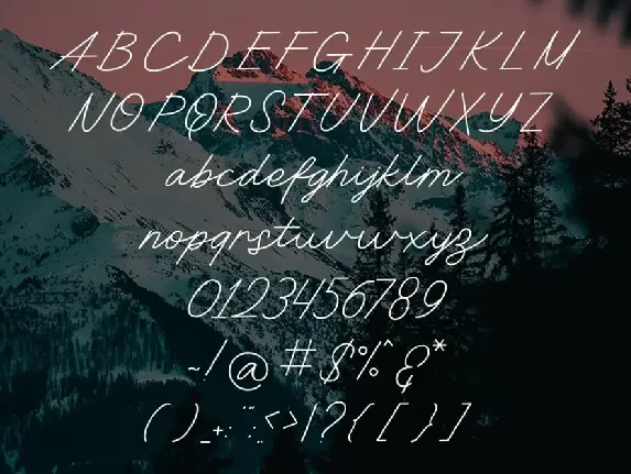 Oneliner - Ballpoint Script Font