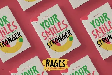 Rages - It's A Rough Brush Font