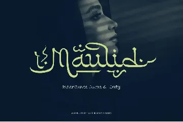 Buballen Arabic Typeface font