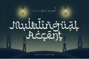 Buballen Arabic Typeface font