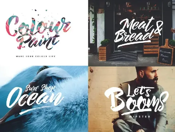 The Beard - Branded Logotype font