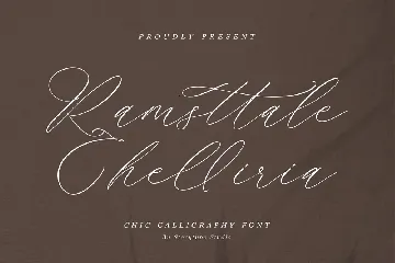 Ramsttale Chelliria Chic Calligraphy Font