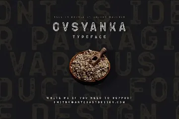 Ovsyanka Typeface font