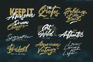 Mind Blowing 3 Brush Font Logotype