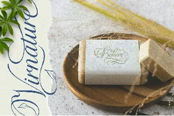 The Virnature Nature Script font