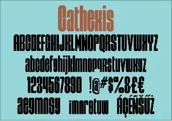 Cathexis font