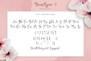 Marlyna - Wedding Script font