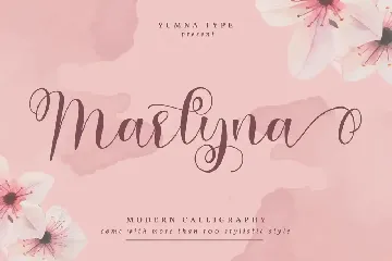 Marlyna - Wedding Script font