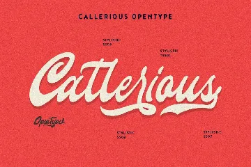 Callerious Script font