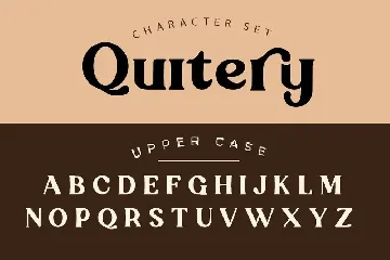 Quitery | a brand new serif font