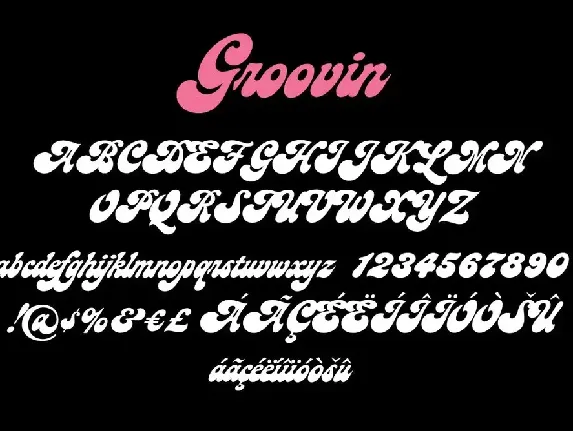 Groovin font