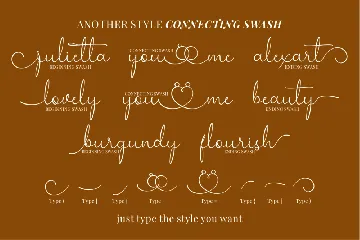 Julietta Alexart - A Wedding Font