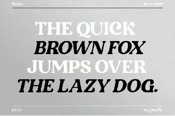 Bastie - Elegant Serif Font