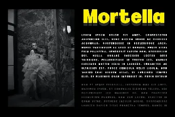 Mortella Display Typeface font