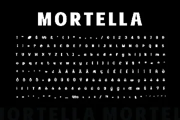 Mortella Display Typeface font