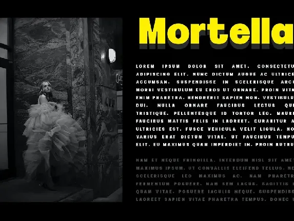 Mortella Display Typeface font