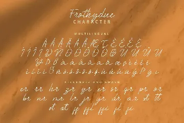 Frothydue Script Font