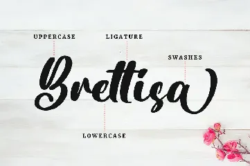 Brettisa - Wedding Font