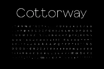 Cottorway Display Typeface font