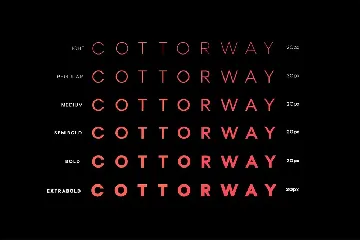 Cottorway Display Typeface font