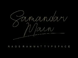 RaosRahmat Font