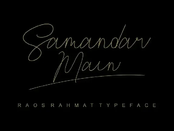 RaosRahmat Font