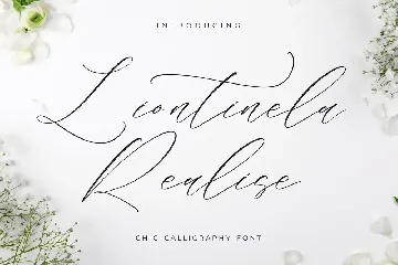 Liontinela Realise Chic Calligraphy Font