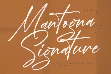 Mantogna Signature Font