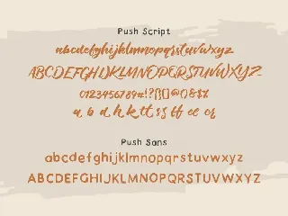 Push Font Duo