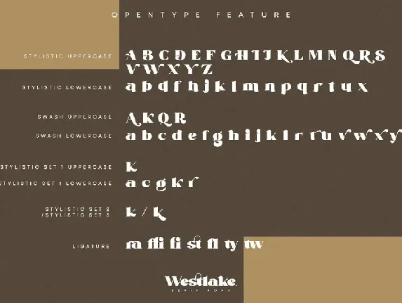 Westlake-Serif Font