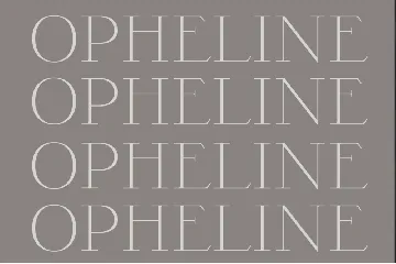 Opheline ExtraLight font