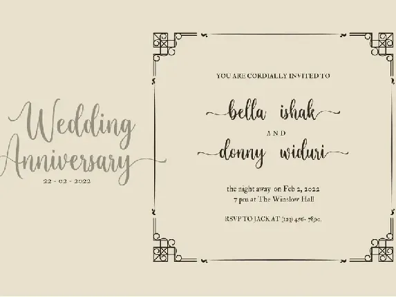 Smooth Loving - Wedding Font