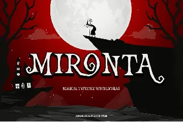 Mironta Halloween Font